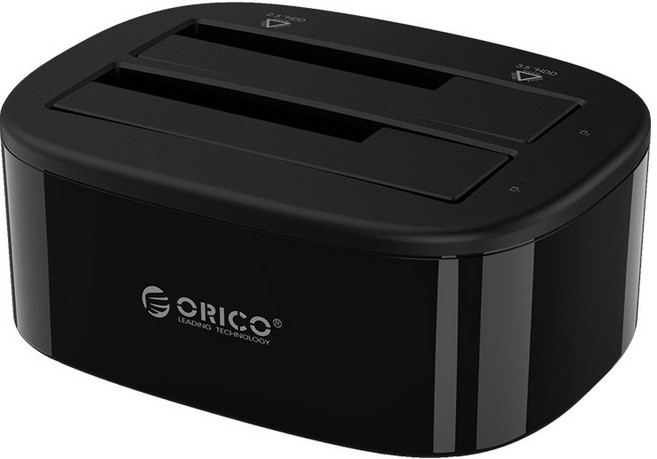 ORICO 2.5吋/3.5吋 USB3.0高速傳輸 通用型硬碟底座, 1個, 6228(雙碟，可對拷), 6228US3