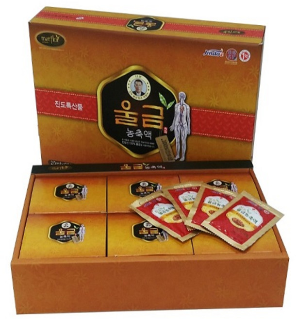 진도울금 농축원액 100% 울금즙 90포(3개월분), 1박스, 20ml