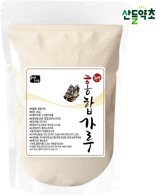 국내산 홍합 가루 분말 300g 천연 조미료 양념가루, 1개
