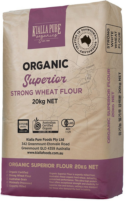 키알라 호주산 유기농 강력분 밀가루 20Kg, 1개