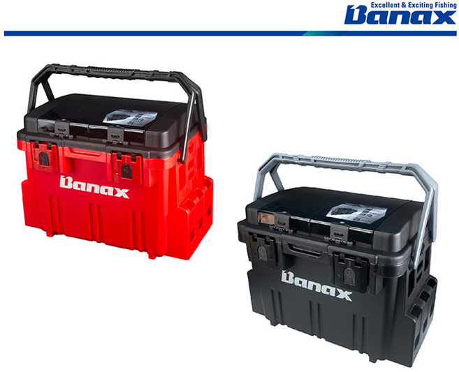 바낙스 태클박스 2200 메이호 BM 로드스탠드 호환, 블랙