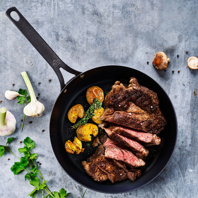 BK 비케이쿡웨어 블랙스틸 프라이팬 20cm BK2041, 1개