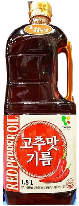 [XB29H59N]고추 맛기름 영미 1 8L 고춧 기름 고추씨, 1개