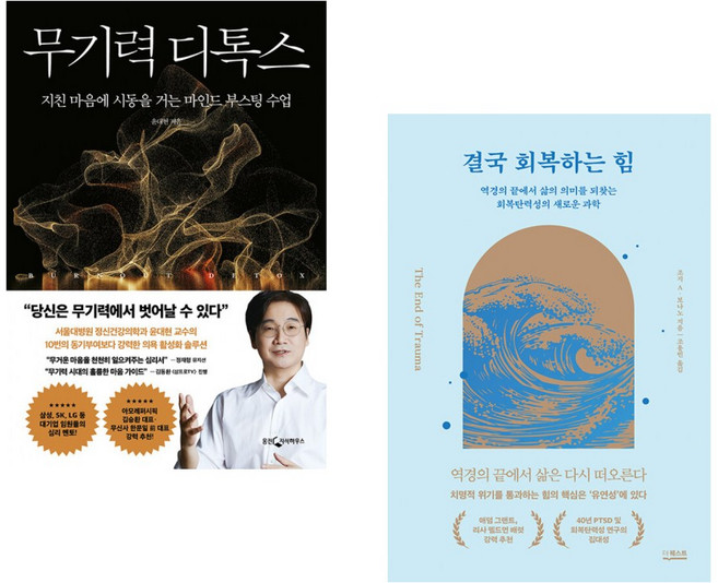 무기력 디톡스 + 결국 회복하는 힘 (전2권), 웅진지식하우스
