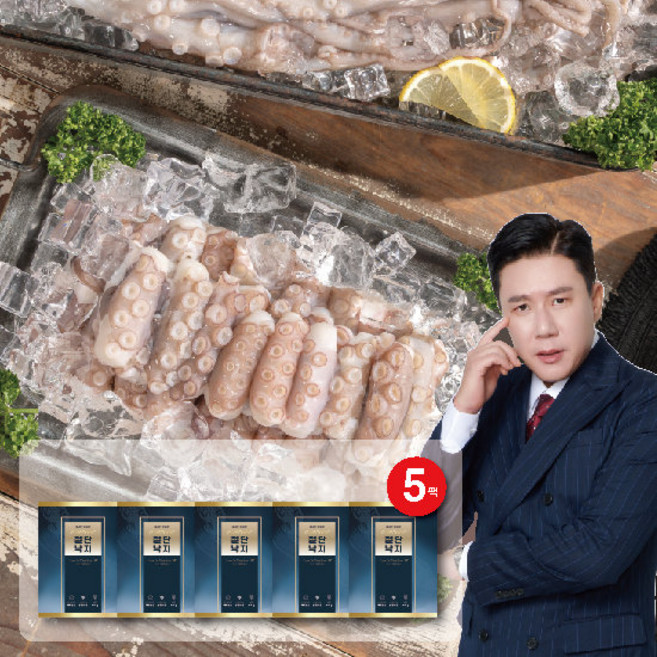 궁키친 이상민 손질 킹 낙지 400g 5팩 총 2kg (소스x 오직 낙지만), 5개