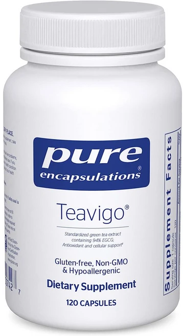 Pure Teavigo 그린티 녹차추출물 디카페인 94% EGCG 폴리페놀 카테킨, 1개, 120정 - 쿠팡