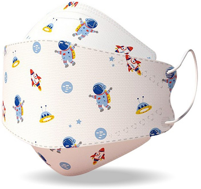마미몰 프리미엄 새부리형 유아 아동 마스크 30+1매 50+1매 초소형 소형 어린이 아기, 3개, 우주비행사, 소형, 프라임입체형, 10개입