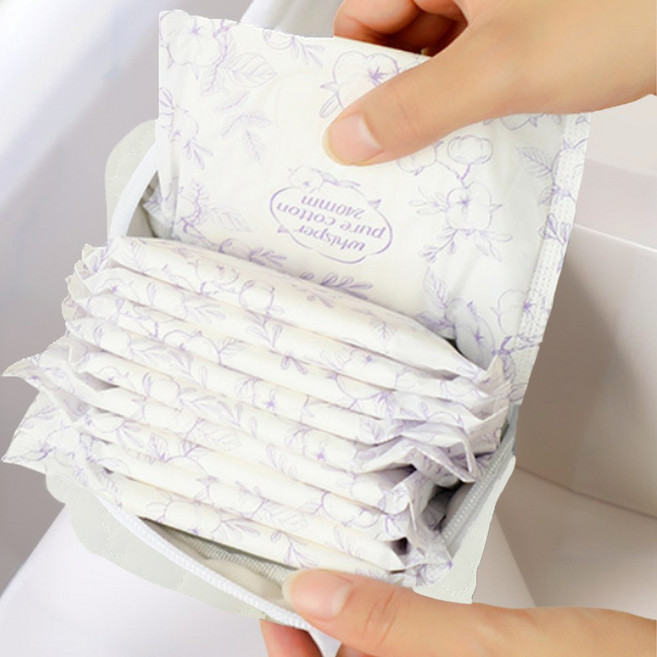 매니셀 여성 화장품 생리대 시크릿 미니 파우치