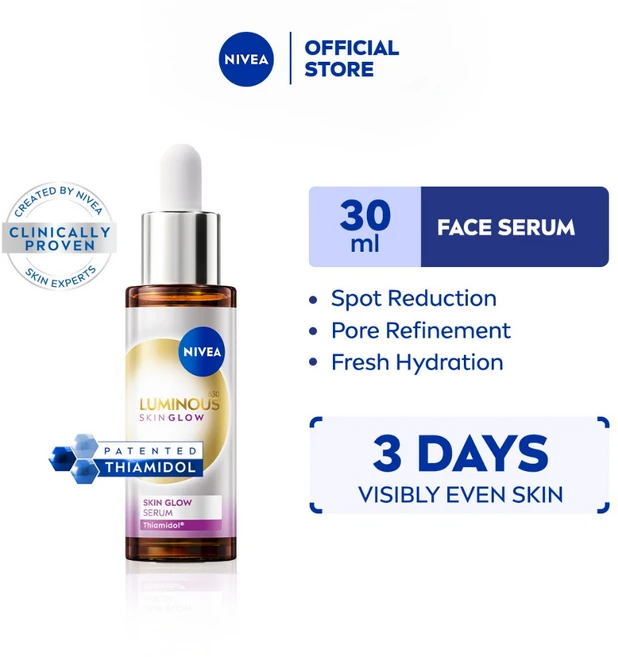 Nivea 니베아 루미너스 630 스킨 글로우 세럼 Luminous 30ml, 1개 - 쿠팡