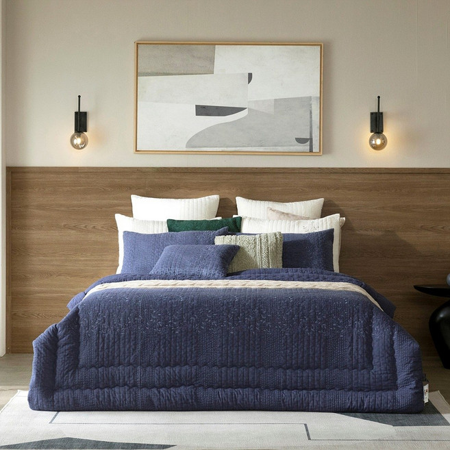 [공식판매처] 박술녀 프리미엄 순면 차렵이불 침구 풀세트 (작품명 초연2) 국내생산 / 빠른배송 / 이불+패드+베개커버 / 선물추천