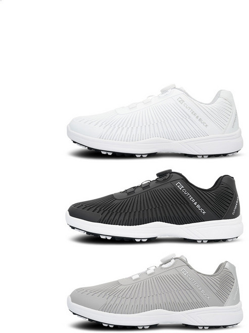 커터앤벅 커터앤벅 남성 지그재그패턴 골프화 - CBM4AGS772