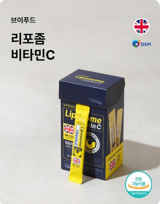 한국야쿠르트 브이푸드 리포좀 비타민C, 30개, 3g