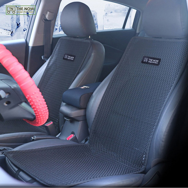 더나우 3d 쿨 시트커버, 3D쿨 시트커버 슬림블랙(헤드x), 1개