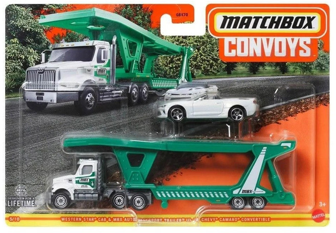 MATCHBOX 火柴盒車隊 CONVOYS 合金模型車 經典卡車 運輸車隊, White, 1個