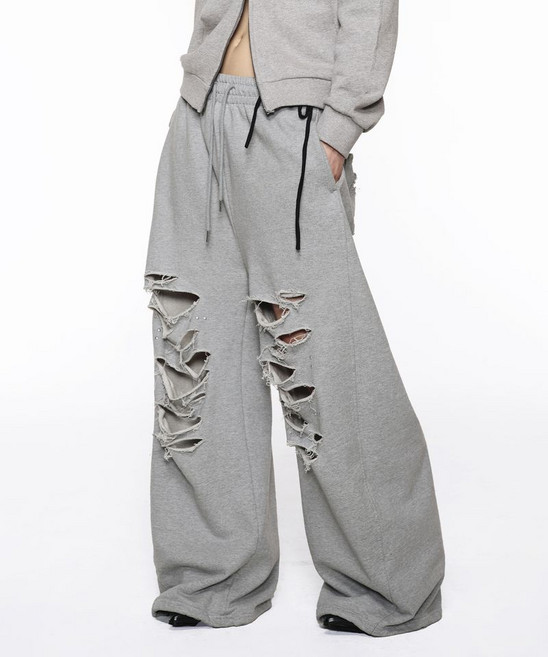 매장정품 6월 19일 배송 락케이크 ROCKCAKE 희재 PICKCross Hotfix Damage Jogger - Gray RC26PT16600GR 177574