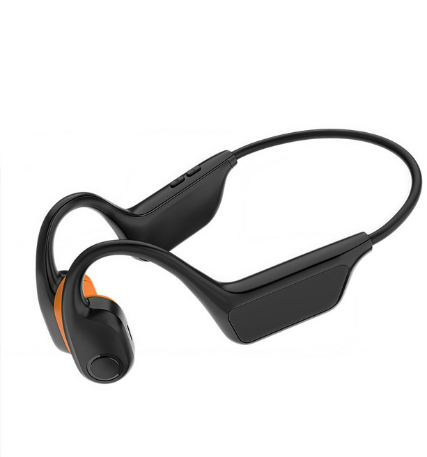 Nireo HiFi고음질 무선 골전도 블루투스이어폰 블루투스 버전 6.0 스포츠 운동 전용 러닝 이어폰, 블랙, HS8