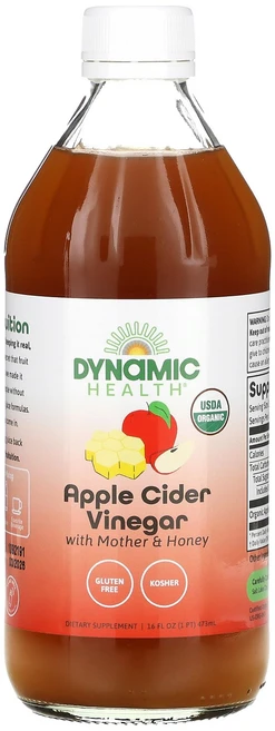 다이나믹헬스 108699 초모 꿀 무가공 애플 사이다 식초 473ml, 30캔, 1개 - 쿠팡