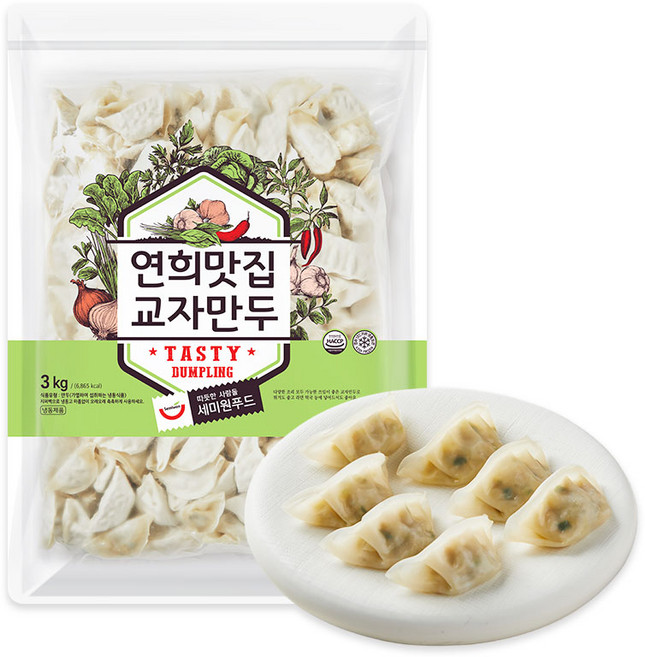 연희맛집교자만두, 3kg, 2개