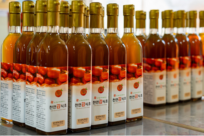 감익는마을 프리미엄 감식초 500ml 2병 여과정제 항아리 3년 숙성 후 4년 자연발효 무설탕 무첨가 수제식초, 3개