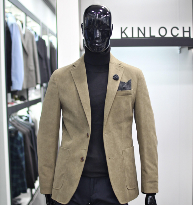 킨록 24FW 카키베이지 골덴자켓 간절기 가을 남자 콤비 FIB93