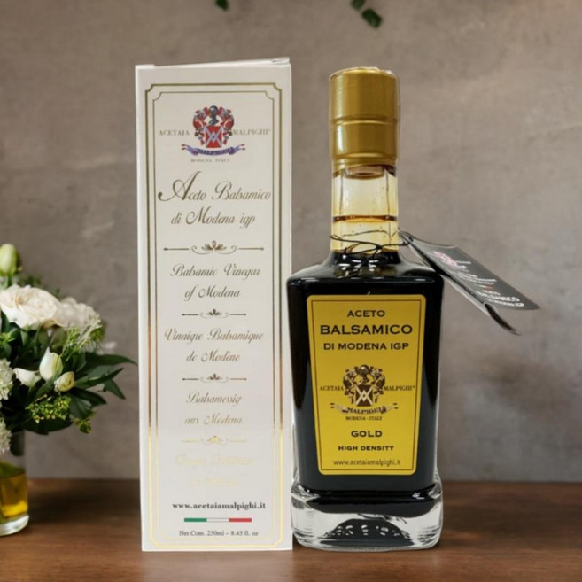 이탈리아 아세타이아 말피기 PGI 골드라벨 모데나 발사믹 식초 250ml, 1개