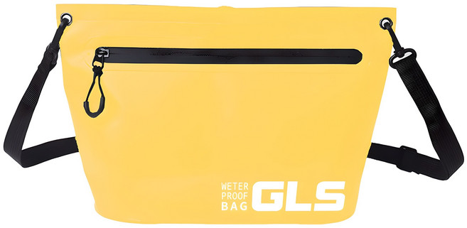 GLS 물놀이 다용도 방수 스포츠 크로스백, 옐로우