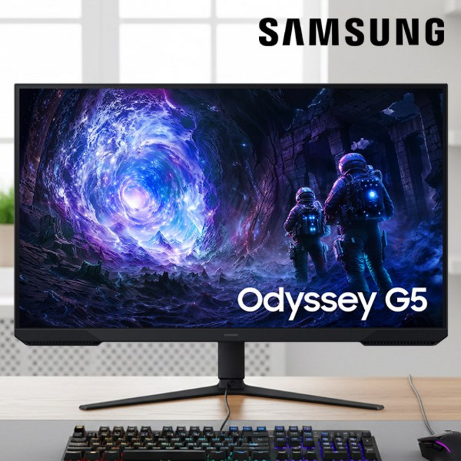 삼성전자 오디세이 G5 게이밍 모니터 QHD VA 멀티스탠드 G51C, 80cm, LS32FG510EKXKR