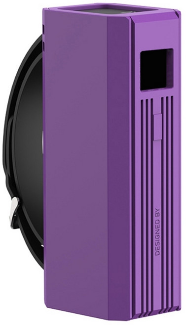 CUKTECH 15 공급 배터리 홀더용 실리콘 케이스 보호 커버 피부 충격 방지 전원, 03 for Purple, 1개