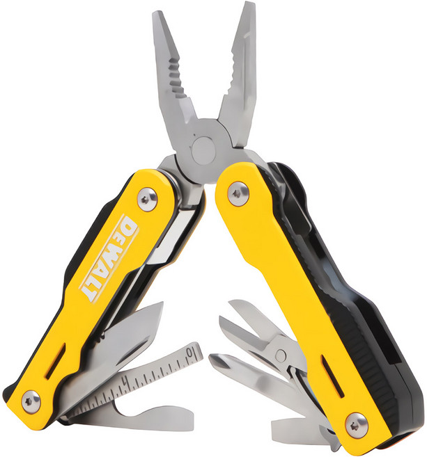 디월트공식대리점 멀티툴 캠핑용 휴대용 맥가이버칼 접이식 나이프 주머니칼 폴딩나이프 DWHT71843, 1개