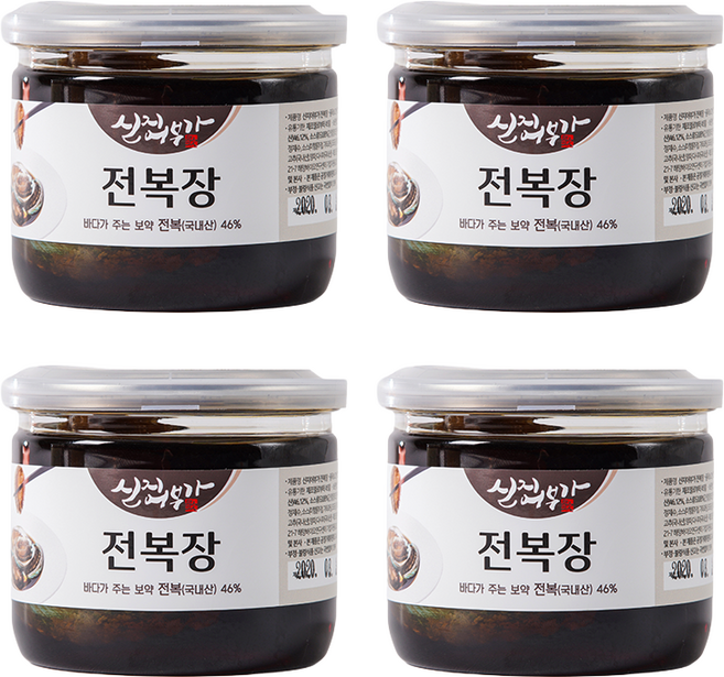 신지어부가 완도산 프리미엄 전복장 280g X 4개, 280g 선물포장