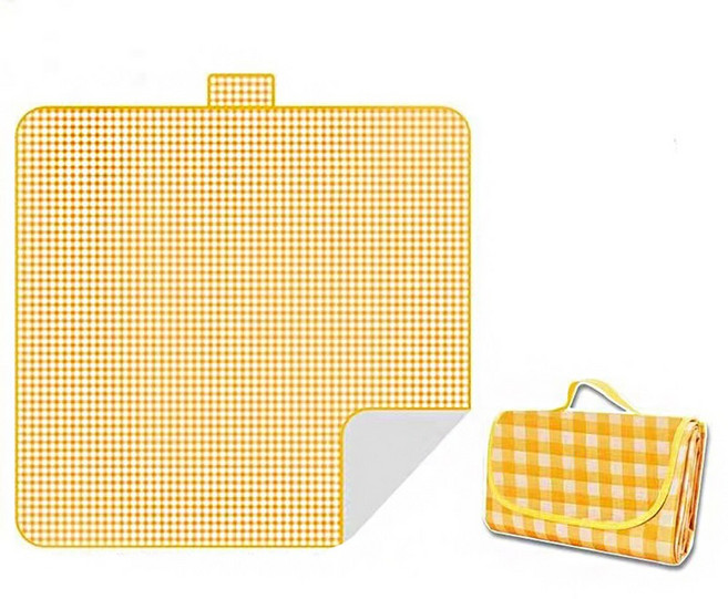 부직포 방수 초대형 돗자리 200x300cm, 옐로우