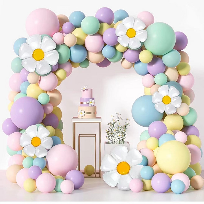 파티풍선 9종세트 다양한 웨딩 가게 축하 생일파티 장식세트, 161 PCS 세트