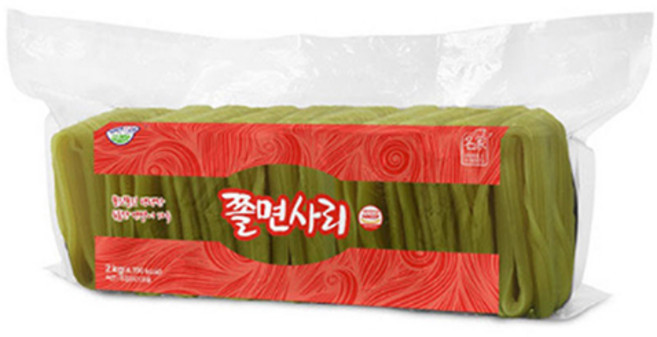 송학식품 쫄면사리 2kg(약10인분/보통굵기) X 6개입 BOX, 12kg, 1박스