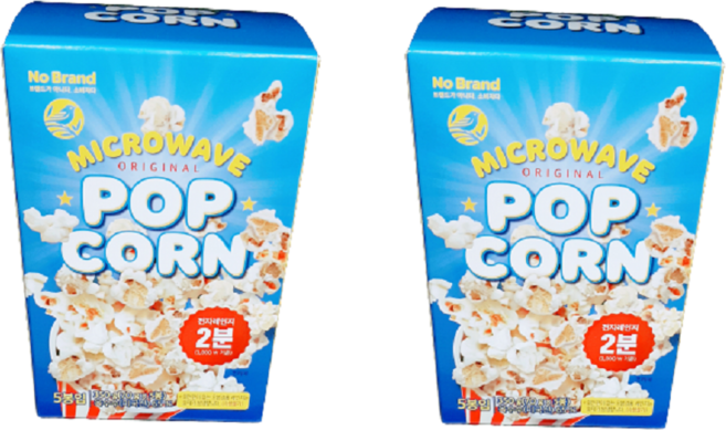 노브랜드 전자레인지용 팝콘, 2개, 350g