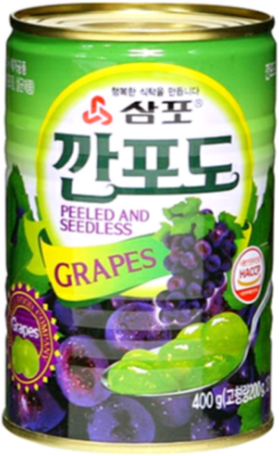 삼포 깐포도, 400g, 10개