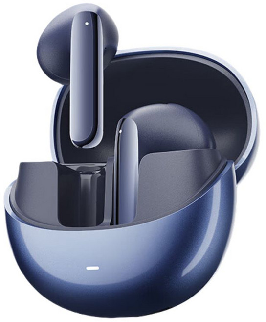 QCY 에일리 버즈 프로 세미 인이어 ANC 블루투스 이어폰, 블루, HT10