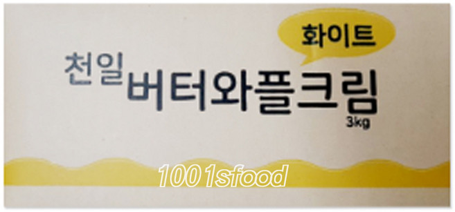 천일 버터맛 와플크림 3kg, 1개