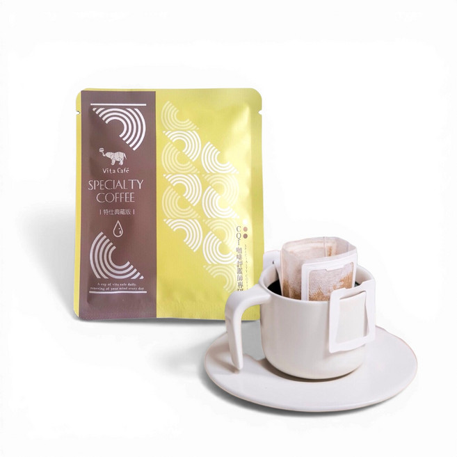 【VitaCafe】藝伎/瑰夏 Gesha 精品濾掛咖啡 新鮮現烘 中淺焙花香調, 12g, 1箱, 20個裝