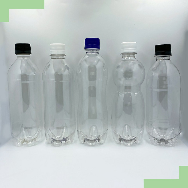 [보틀스] 500미리 500ml 원형 투명 더치 페트병 다용도 내압병 PET병 플라스틱병 공병 빈페트병 페트공병 국산, [선택4]웨이브B형, 검정 캡, 1개