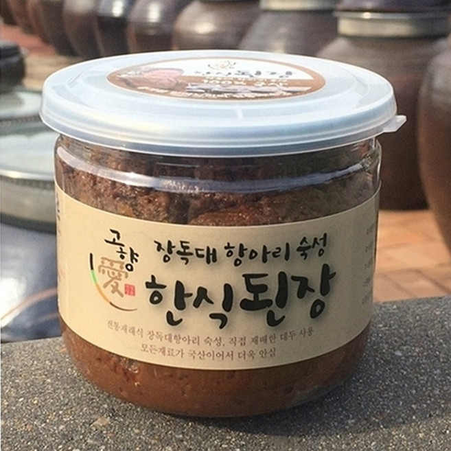 올댓리빙 맛있는 재래식 된장 전통 집된장 한식된장 300g, 1개