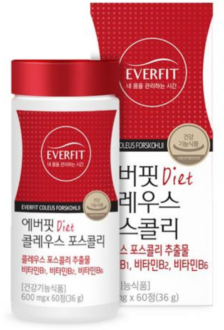 내츄럴플러스 에버핏 콜레우스포스콜리 36g, 60정, 1개