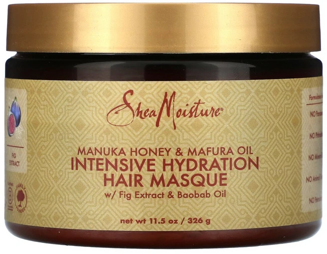 시어모이스쳐 마누카 꿀 & 마푸라 오일 인텐시브 보습 헤어 마스크 326g(11.5oz), 1개, 326g - 쿠팡