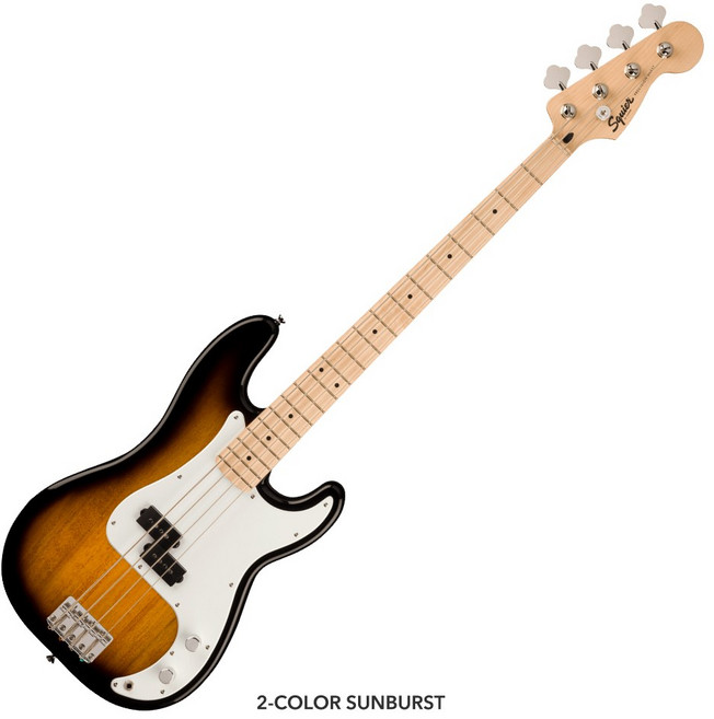 스콰이어 베이스기타 소닉 프레시전 SONIC PRECISION BASS 입문용 초보자용 연습용 구성품 FULL SET 증정, 1개, 2컬러 선버스트, 037-3902-503