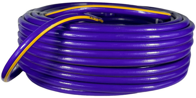 [에이팩스 케미칼] 국산 빵빵이 물호스 연결구 포함 15mmx30M 50M 식당용 원예용 축사용, 1개, 보라색