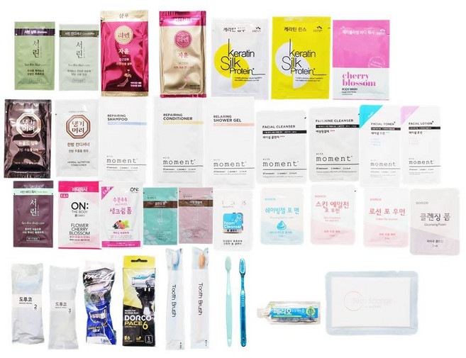 여행용 샴푸 일회용 샴푸 린스 바디 칫솔 면도기, 드봉린스, 1개