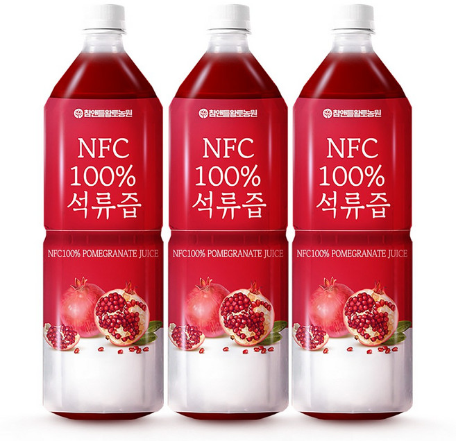 [빈이네] NFC 100% 석류즙 1L 착즙 원액, 1개