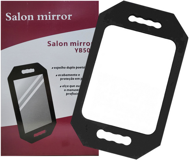 깨짐방지 가벼운 스폰지 미용실 거울 뒷거울 손거울 안전거울, 1개