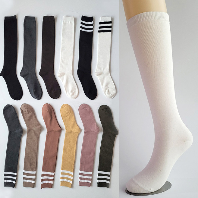 [당일발송] Ksox 니삭스 무지 반장 반타이즈 국산 헬스니삭스 골프니삭스 필라테스니삭스 케이싹 케이삭