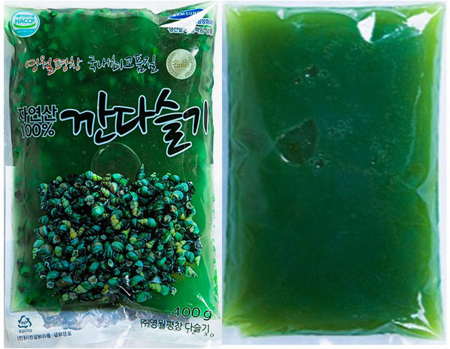 산지청정 동강1급수 다슬기 올갱이 깐다슬기 다슬기육수, 1세트, 200g1팩+육수1kg