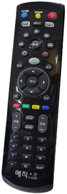 호환 현대HCN 셋톱 TV 리모컨 통합형 블랙, 1개